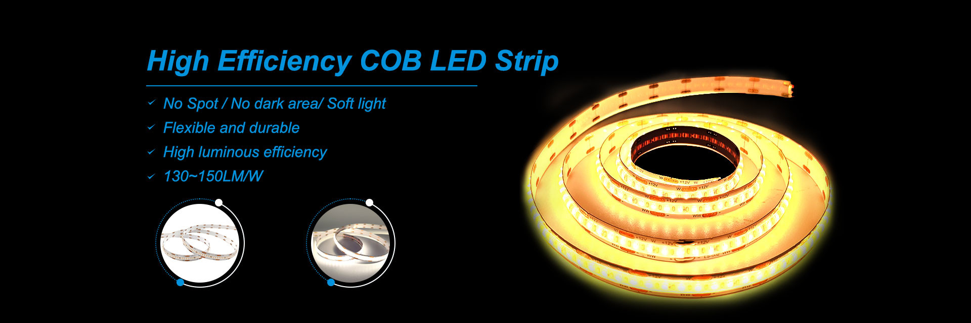chất lượng Dải LED COB linh hoạt nhà máy